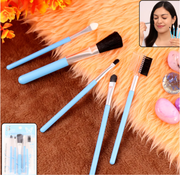Makeup Brushes Kit – 5-Piece Soft Synthetic Set | BeautyBare