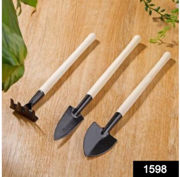 Kids Garden Tools Set – 3 Pcs Trowel, Shovel, Rake | Play & Move - Image 3