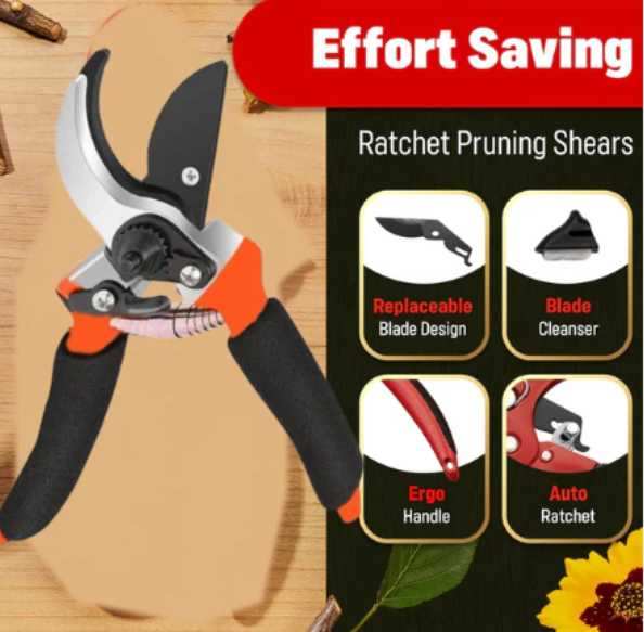 Garden Pruners – Sharp, Ergonomic Grip | Grow Garden Tools