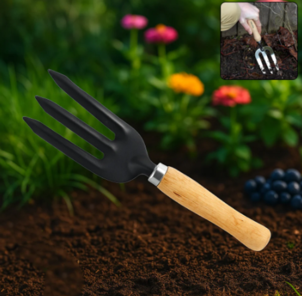 Hand Weeding Fork – Durable Steel Garden Tool | Grow Garden Tools
