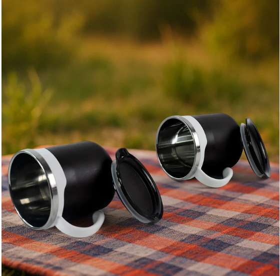 Mocha Mug Set 2 Pcs – Leak-Proof Lids & Premium 250ml Capacity - Image 4