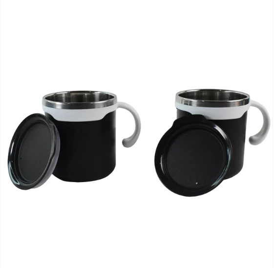 Mocha Mug Set 2 Pcs – Leak-Proof Lids & Premium 250ml Capacity - Image 5