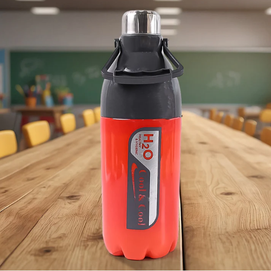 Plastic Sports Bottle – Insulated Leakproof BPA-Free 1400ml - Image 2