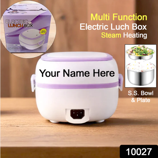 Electric Lunch Box 220V – Portable with Stainless Steel Compartments - Image 5