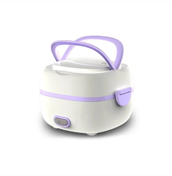 Electric Lunch Box 220V – Portable with Stainless Steel Compartments