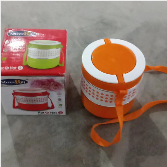 Personalized Lunch Box – Insulated 2-Layer Tiffin Set | CustomSpot - Image 2