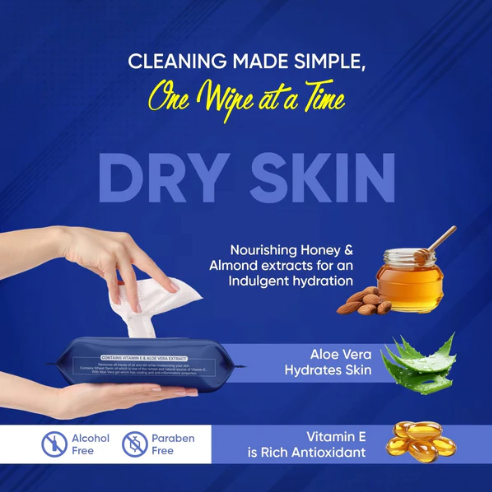 Face Wipes for Dry Sensitive Skin – Gentle Cleansing | Beautiful Basics - Image 3