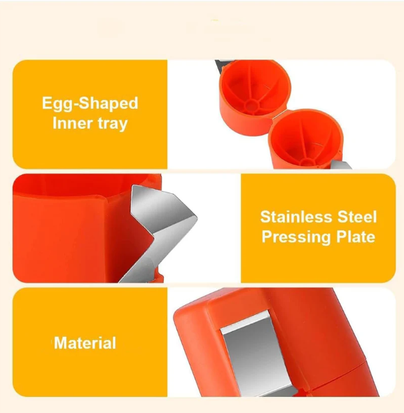 Egg Shell Opener – Handheld Egg Cracker Tool for Raw Eggs | Quickslice