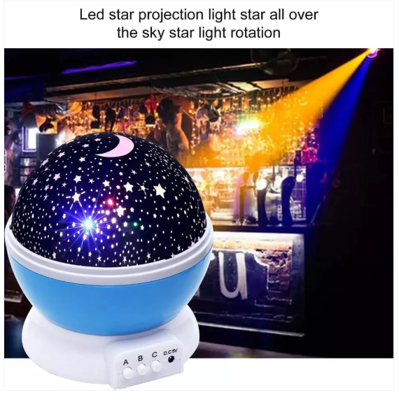Star Projector Night Lamp – Rotating Colour Change | Indo Glow