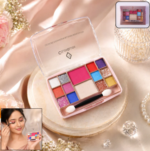 Multi-Color Eyeshadow Palette – Matte & Shimmer Eye Makeup Kit
