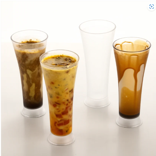 Matt Finish Plastic Glass Set – Durable 300ML 6-Piece Set