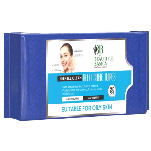 Facial Cleansing Wet Wipes – Fruit Extract, 25 Count | Beautiful Basics