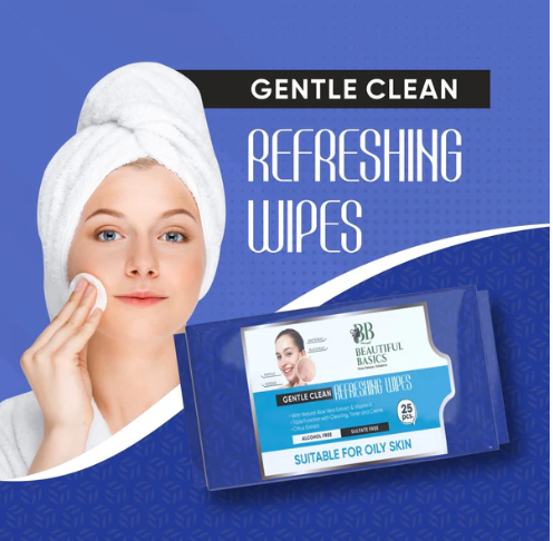 Facial Cleansing Wet Wipes – Fruit Extract, 25 Count | Beautiful Basics