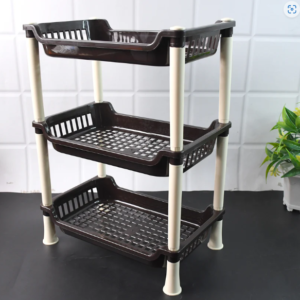 3-Tier Plastic Storage Rack