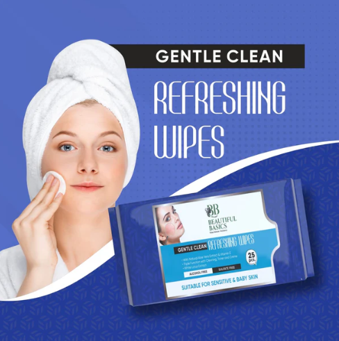 Facial Wet Wipes – Refreshing & Alcohol-Free | Beautiful Basics