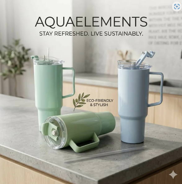 Travel Tumbler – Large 1800ml Capacity with Leak-proof Lid