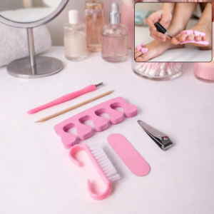 Manicure Kit – Compact 6-in-1 Nail Care Grooming Set