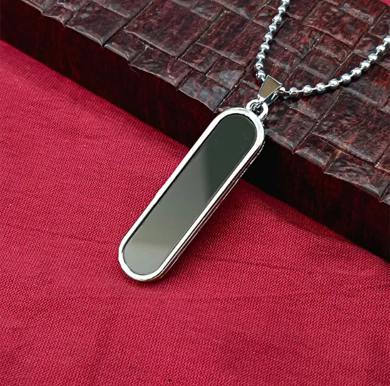 Minimalist Bar Pendant Necklace – Sleek Customizable Design - Image 2