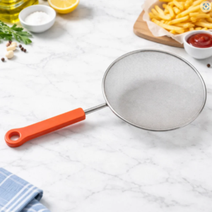 Fine Mesh Kitchen Strainer – Compact Size with Strong Handle