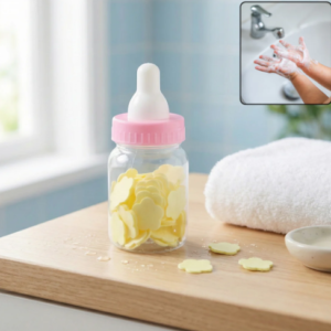 Baby Bottle Soap Paper Sheets – Portable Hand Hygiene Set