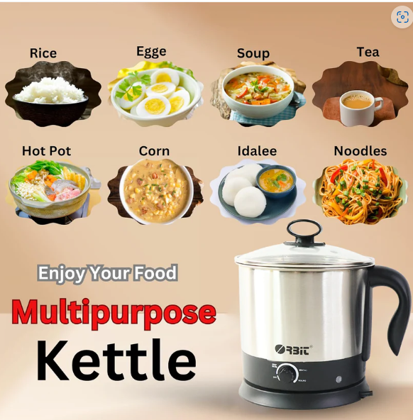 Electric Idli Cooker – 650W Stainless Steel Steamer for Healthy Meals