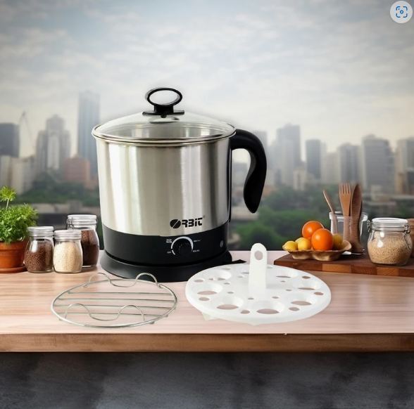 Electric Idli Cooker – 650W Stainless Steel Steamer for Healthy Meals