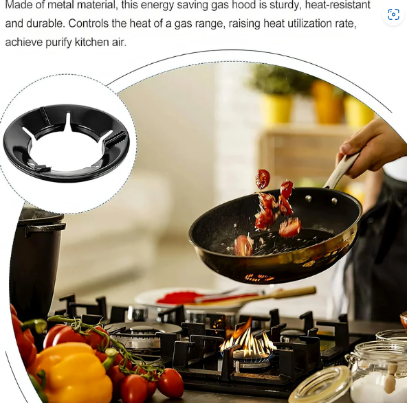 Gas Stove Flame Protector Ring – Efficient Heat & Fuel Savings