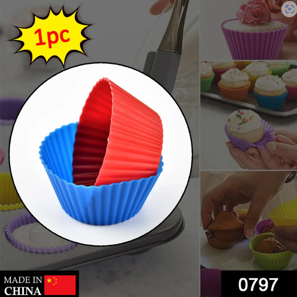 Silicone Cupcake Mould – Reusable Non-Stick Baking Cup | Bake & Dwell