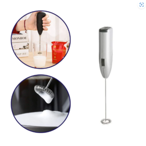 Electric Milk Frother – Handheld Wand Mixer for Coffee | Grippy