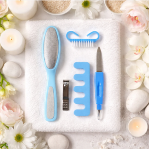 5 In 1 Manicure Pedicure Nail Care Kit – Compact & Multi-Tool