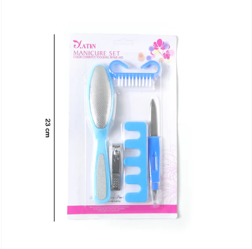 5 In 1 Manicure Pedicure Nail Care Kit – Compact & Multi-Tool - Image 5