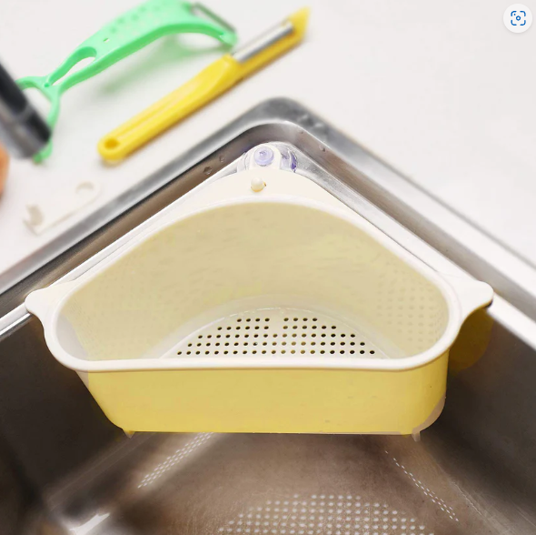 Sink Drainer Shelf – Corner Kitchen Organizer | Organivo