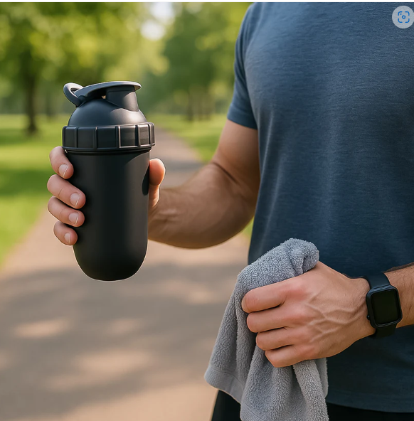 Gym Shaker Bottle 800ML – Leakproof & BPA-Free Fitness Mixer