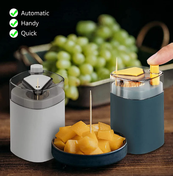 Automatic Toothpick Dispenser – Pop-Up Holder for Kitchen | Tidy Table