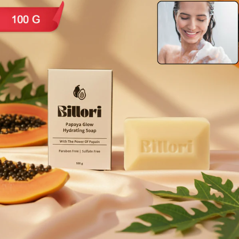 Papaya Glow Hydrating Soap – Nourishes & Brightens Skin Naturally