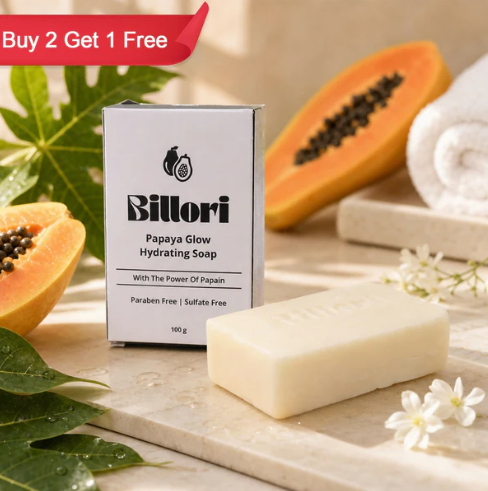 Papaya Glow Hydrating Soap – Nourishes & Brightens Skin Naturally