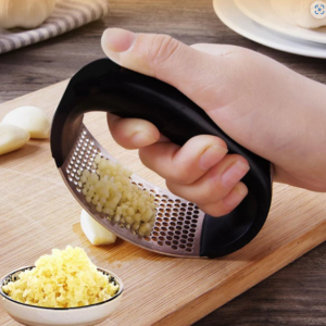 Garlic Press – Rocking Stainless Steel Ginger Mincer for Kitchen | GripChef