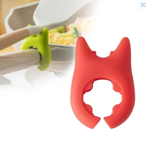 Plastic Pot Holder with Cat Ear Design – Adjustable & Heat-Resistant
