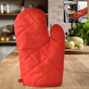 Heat Resistant Oven Mitts – Non-Slip, Flexible & Easy Clean | Bake & Dwell