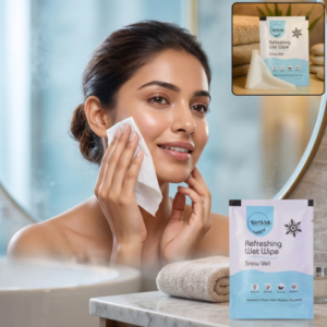 Wet Wipes Face & Body – Refreshing Snow Veil Fragrance