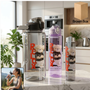 Kids Water Bottle Set – BPA-Free, Leak-Proof for School & Sports
