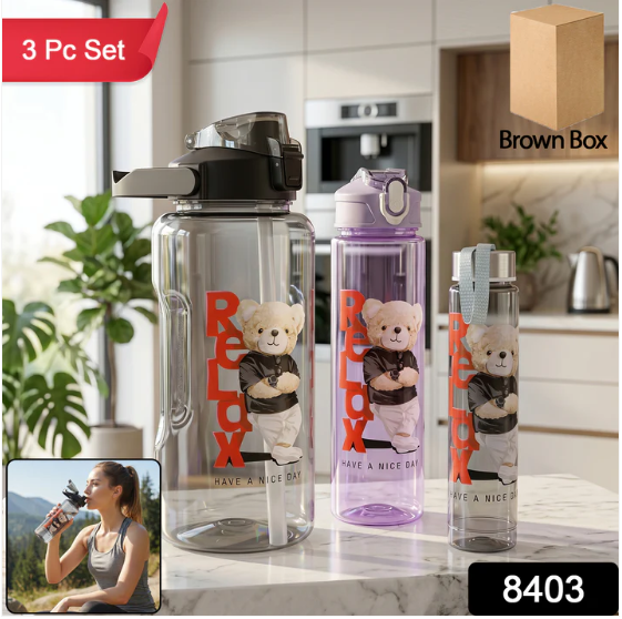 Kids Water Bottle Set – BPA-Free, Leak-Proof for School & Sports - Image 2