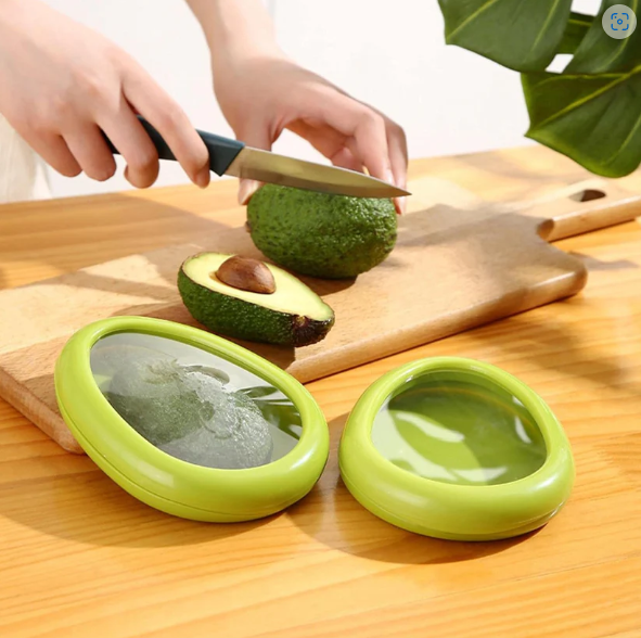 Green Oval Vegetable Container – Keeps Produce Fresh & Organized