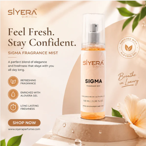 Sigma Fragrance Mist Body Spray – Long Lasting Refreshing Scent - Image 5
