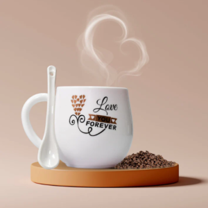 Coffee Mug with Spoon – Multi-Design, Boxed | Mug Wala