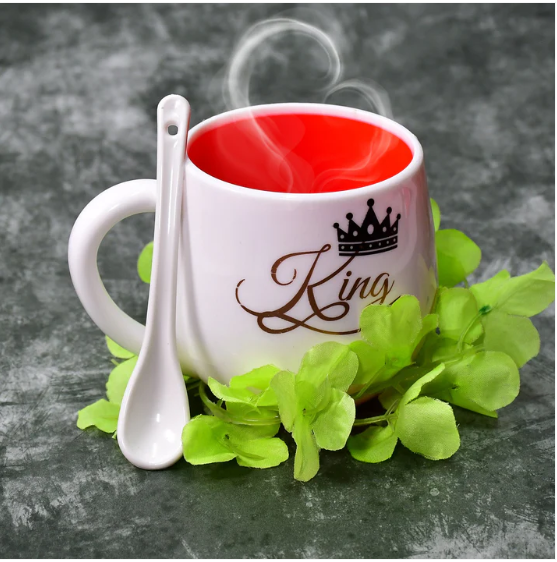 Coffee Mug with Spoon – Multi-Design, Boxed | Mug Wala - Image 3