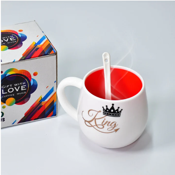 Coffee Mug with Spoon – Multi-Design, Boxed | Mug Wala - Image 5