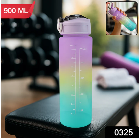 Motivational Water Bottle with Straw & Time Marker | Hydrozilla - Image 2