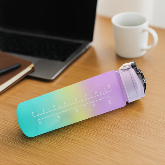 Motivational Water Bottle with Straw & Time Marker | Hydrozilla - Image 4
