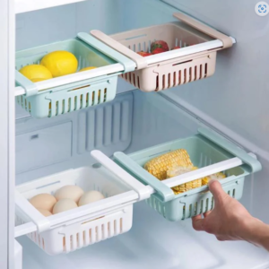 Fridge Organizer Drawer – Adjustable Storage Baskets (4-Pc Set) | Organivo